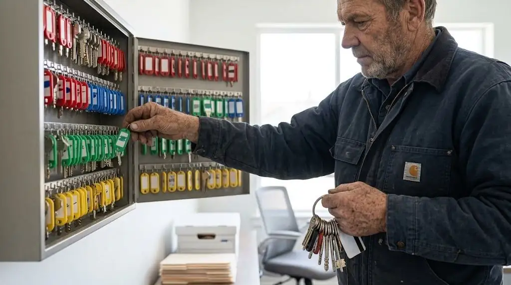 Master key system for a Boardman business